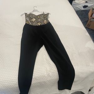 Strapless Cocktail Jumpsuit